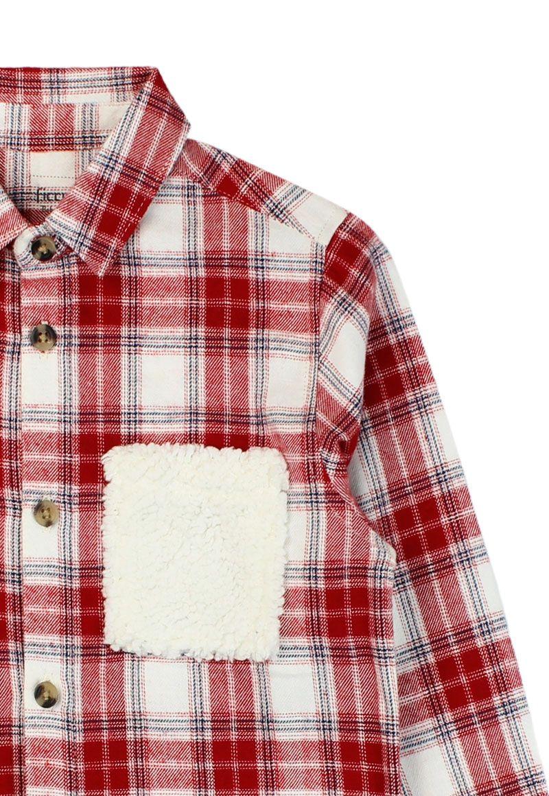 Camisa bebé niño escocesa arctic 145 W24-2