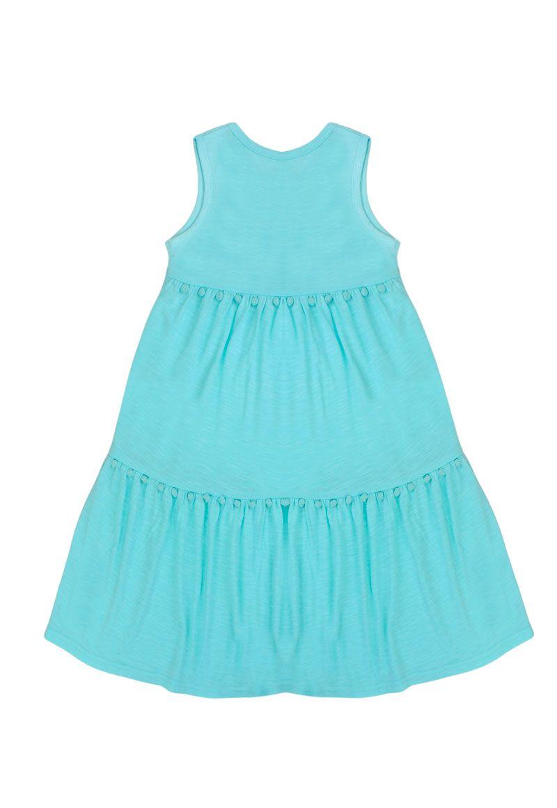 Vestido jr niña borlas day to day 785P-1