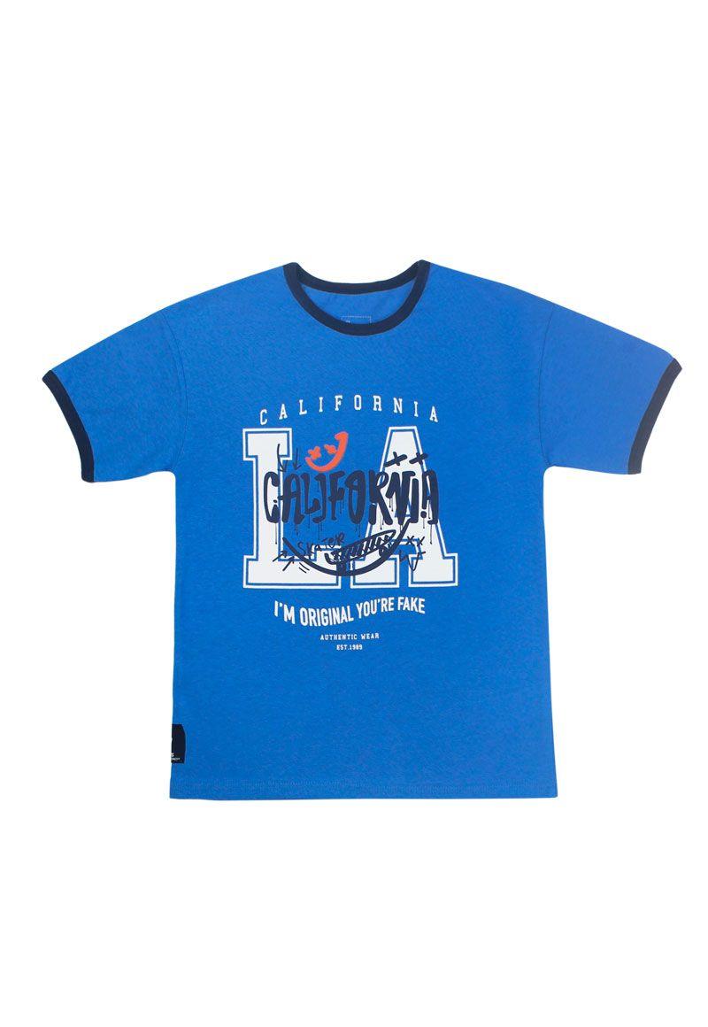 Polera kids niño ribetes energy 235-0