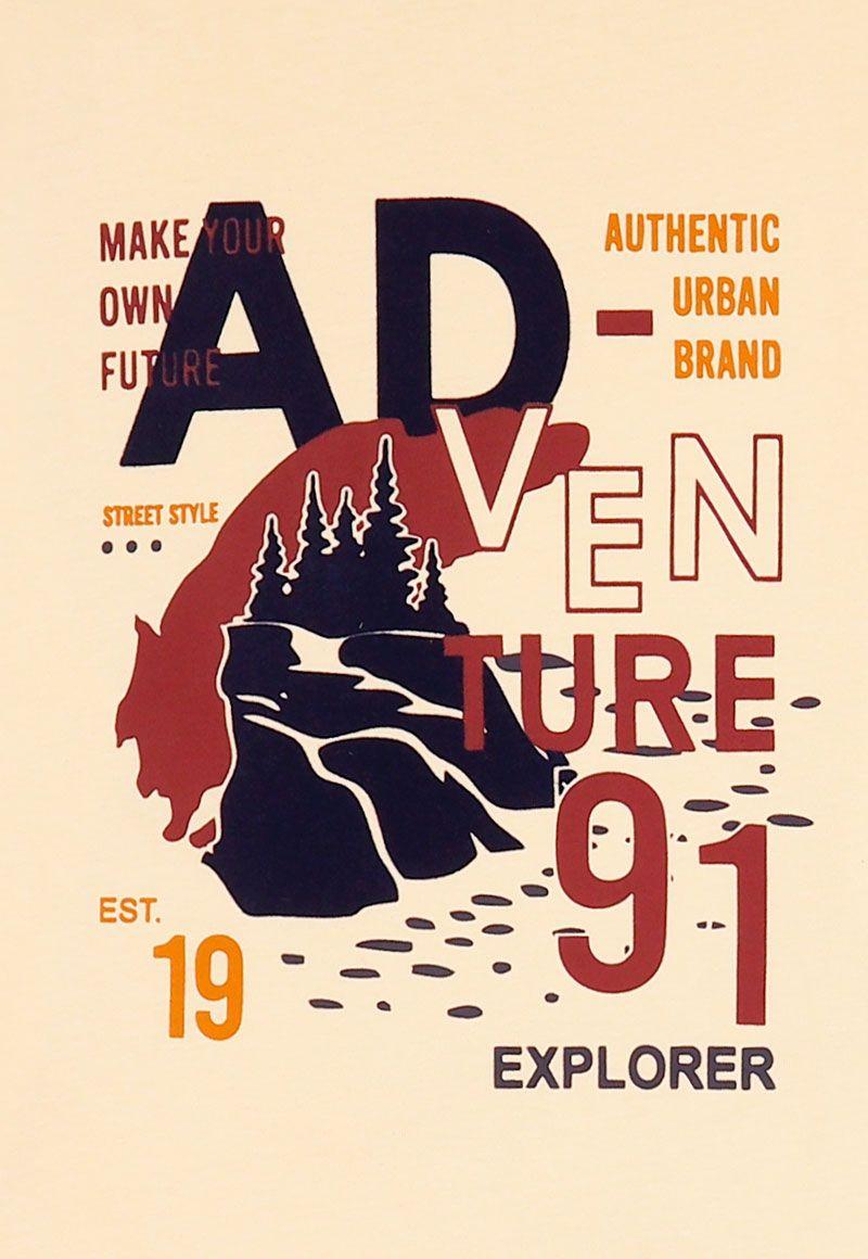 Polera jr niño estampada adventure 336v-2