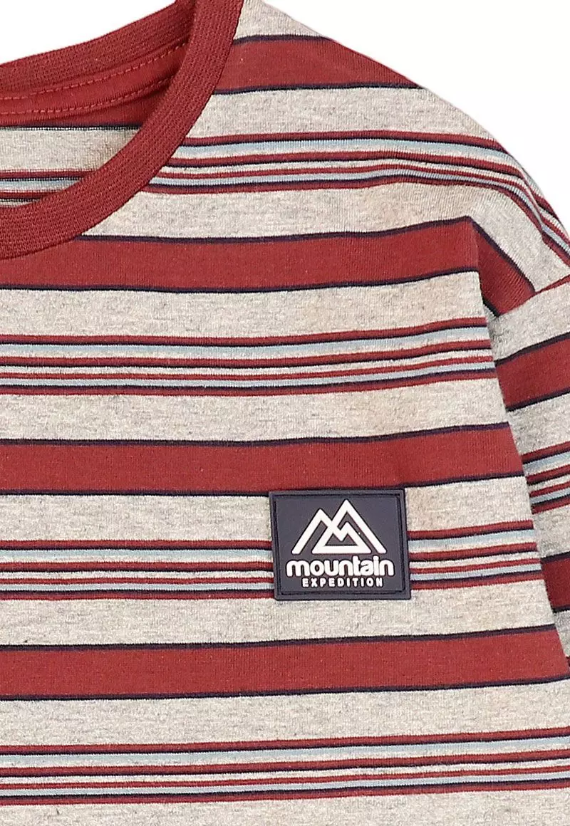 Polera kids niño listada adventure 229-2