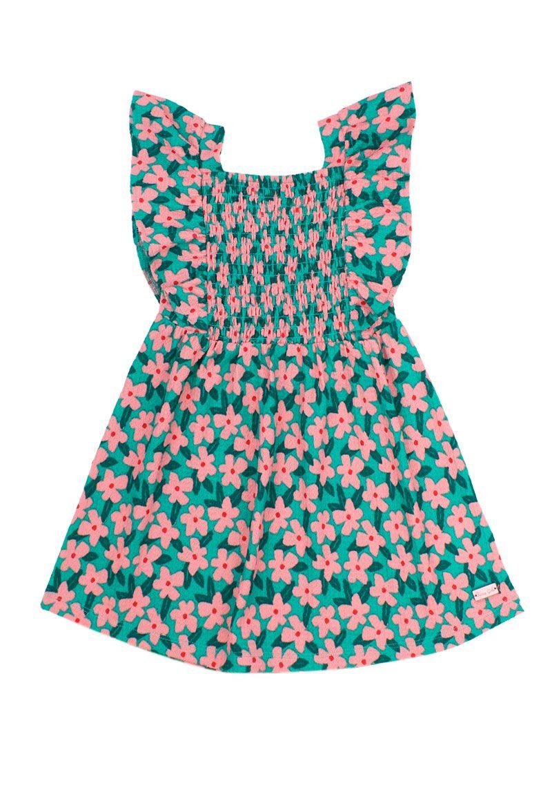 Vestido kids niña estampado energy 319-0