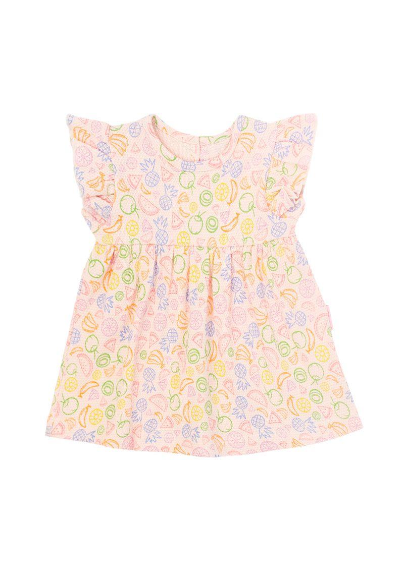 Vestido newborn niña algodón colorful 133B-0