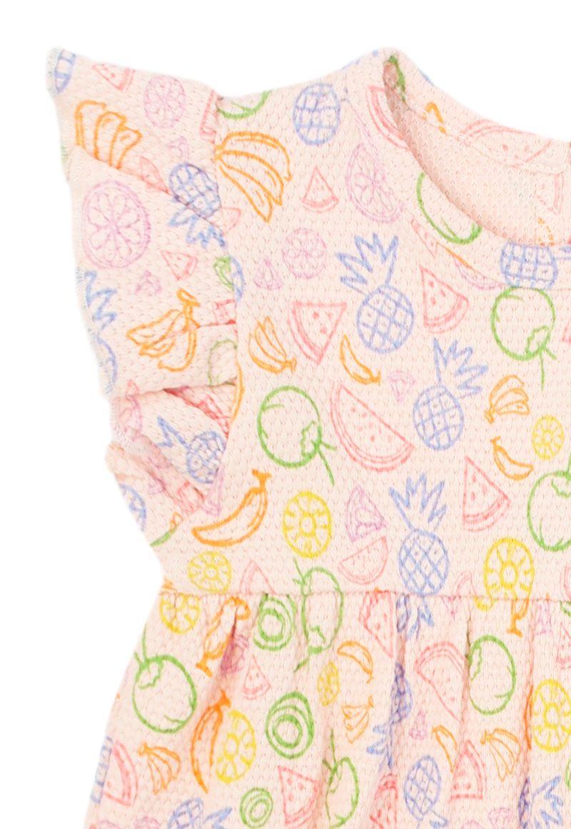 Vestido newborn niña algodón colorful 133B-2