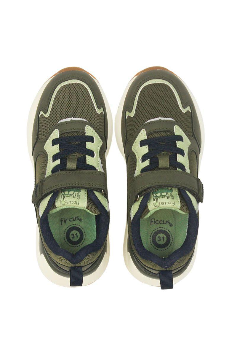 Zapatilla sport velcro elástico junior niño 936-2