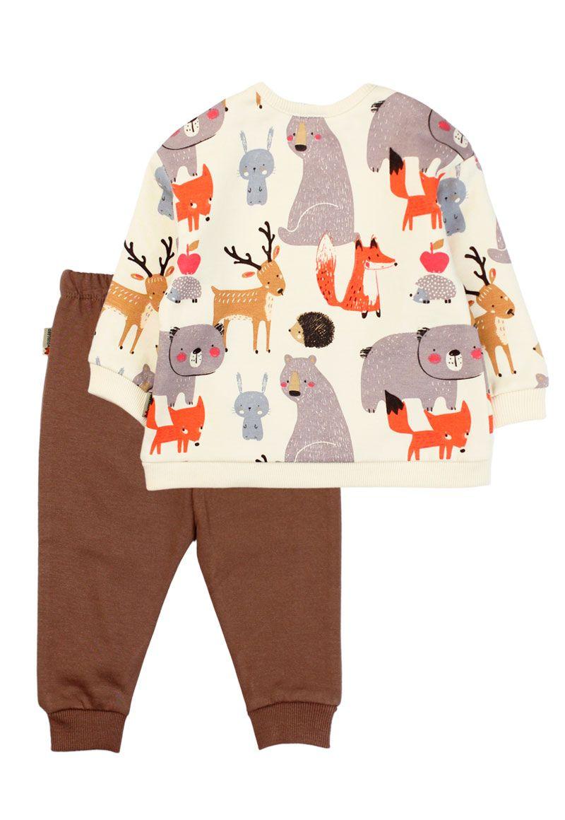 Buzo newborn niño algodón woodland 111-1