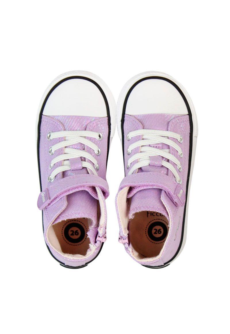 Zapatilla urbana caña velcro elástico kids niña 857r-2