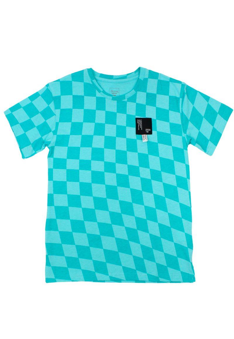 Polera jr niño cuadros go 354-4