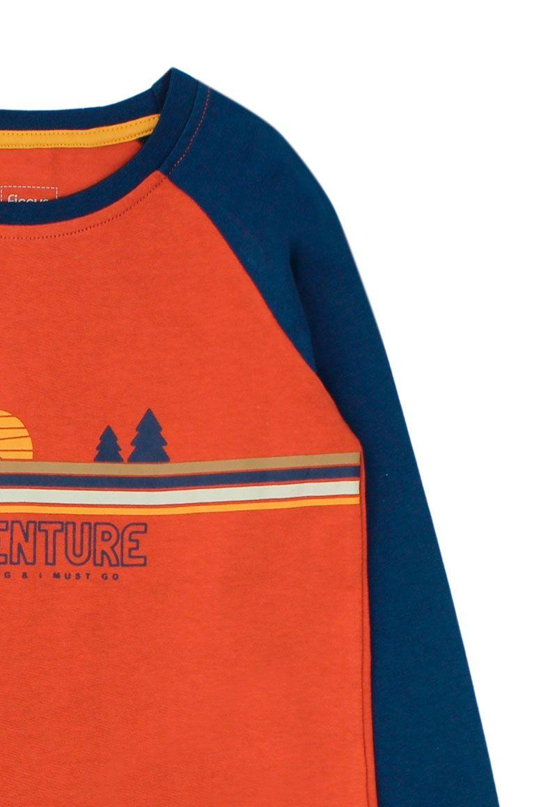 Polera kids niño manga raglan foresta 231b-2