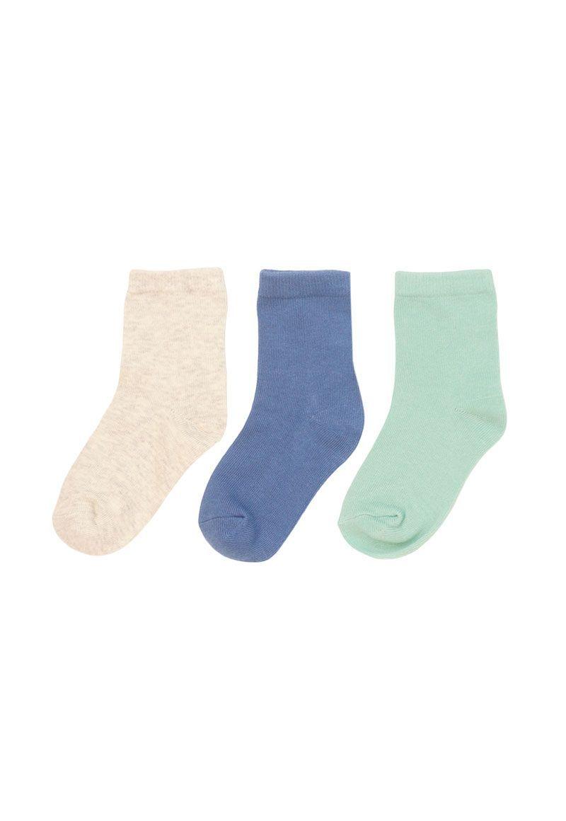 Pack 3 calcetines kids niño liso nubecitas 634m-1