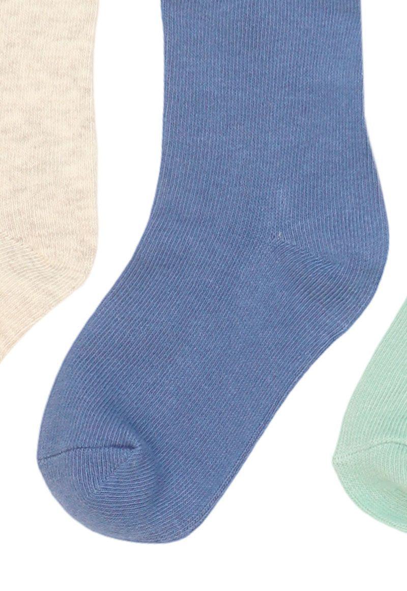 Pack 3 calcetines kids niño liso nubecitas 634m-2