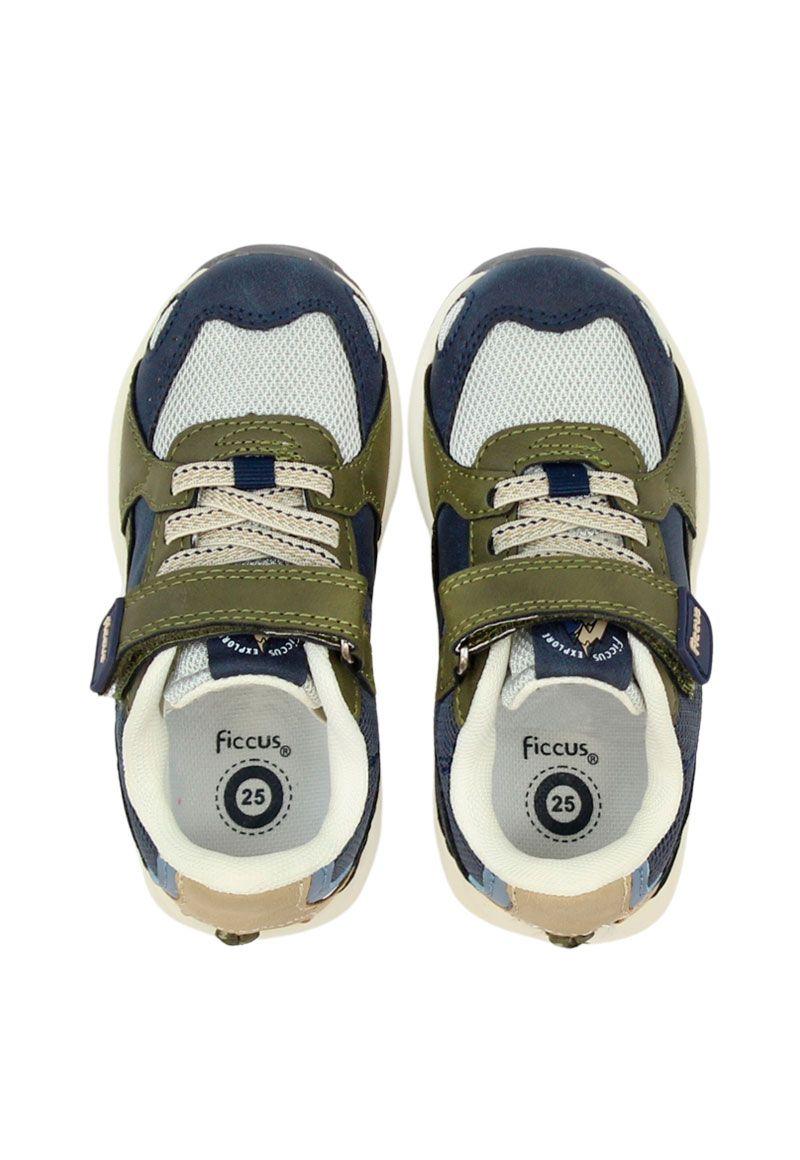 Zapatilla sport velcro elástico kids niño 869-2