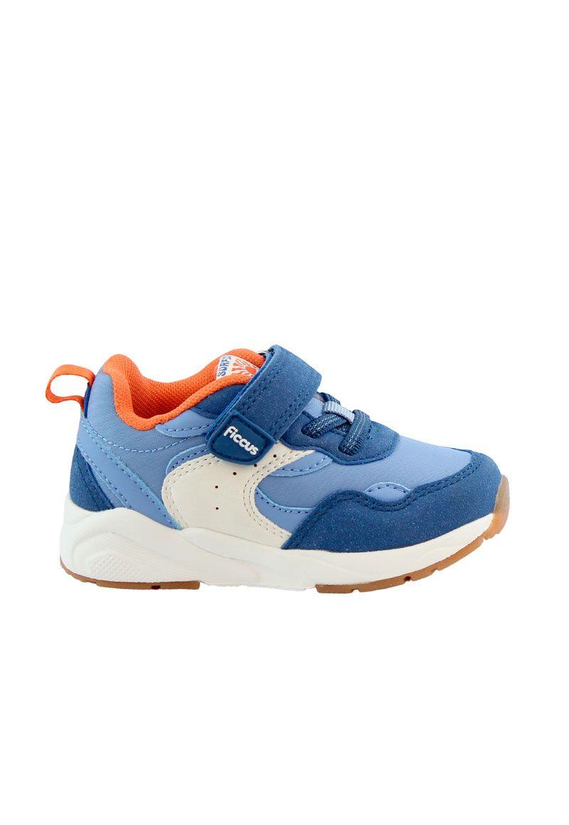 Zapatilla sport velcro elástico principiante niño 832-3