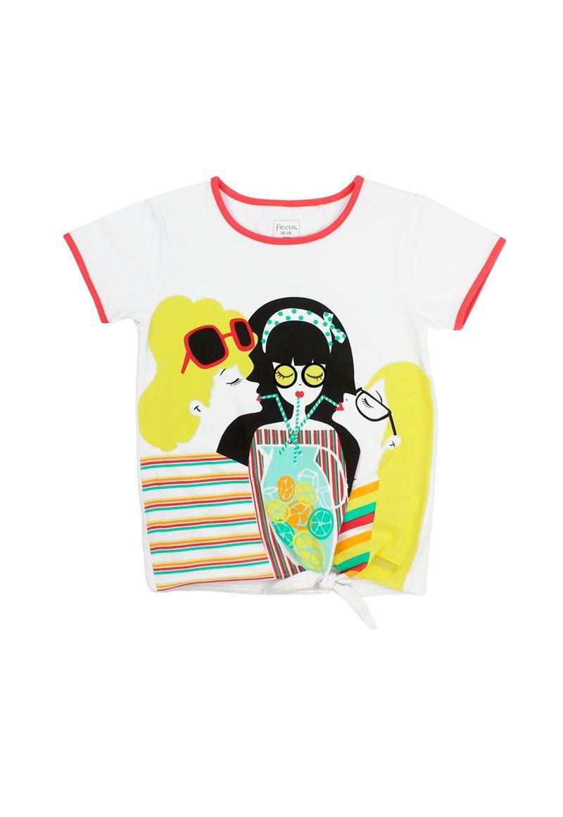 Polera kids niña nudo energy 279-0