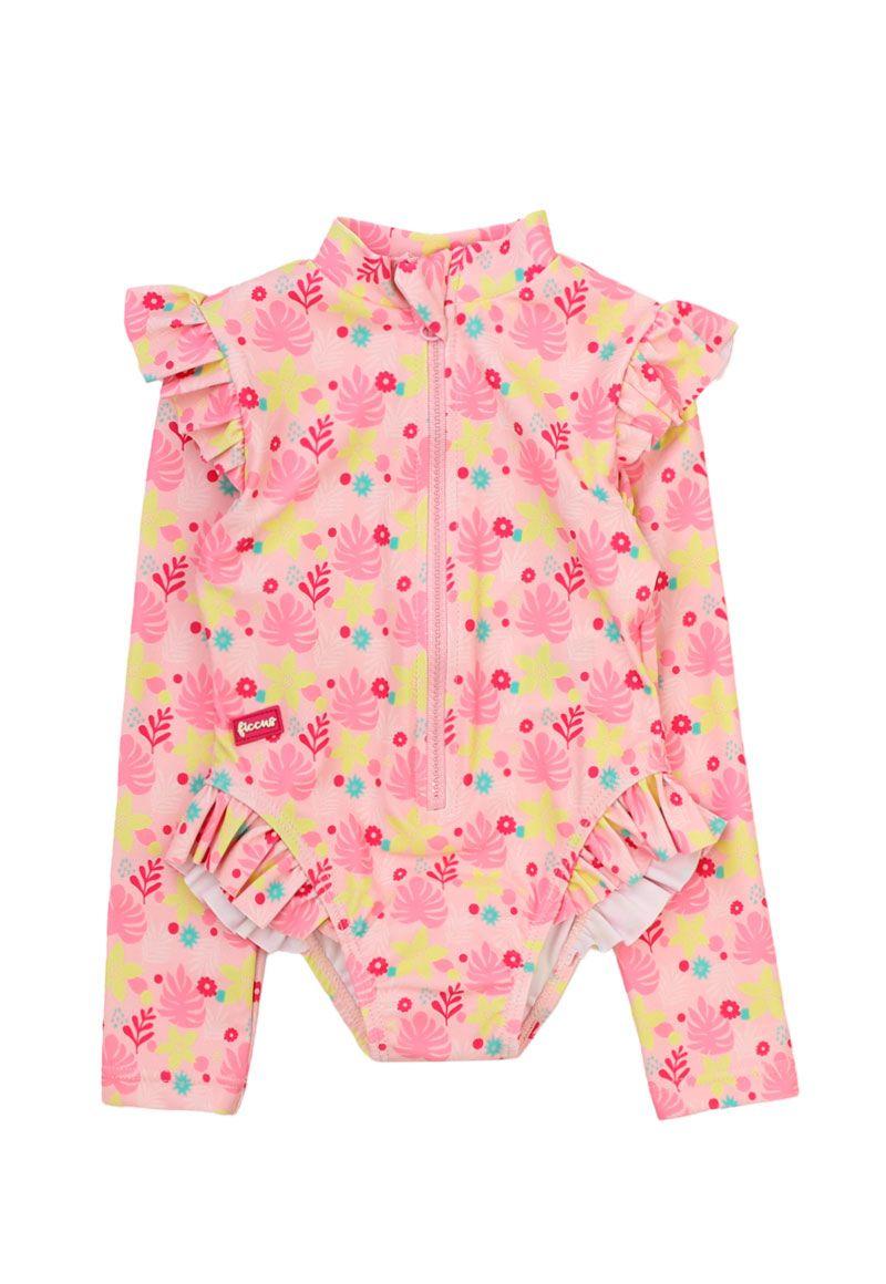 Traje de baño bb niña manga larga breeze 218-0
