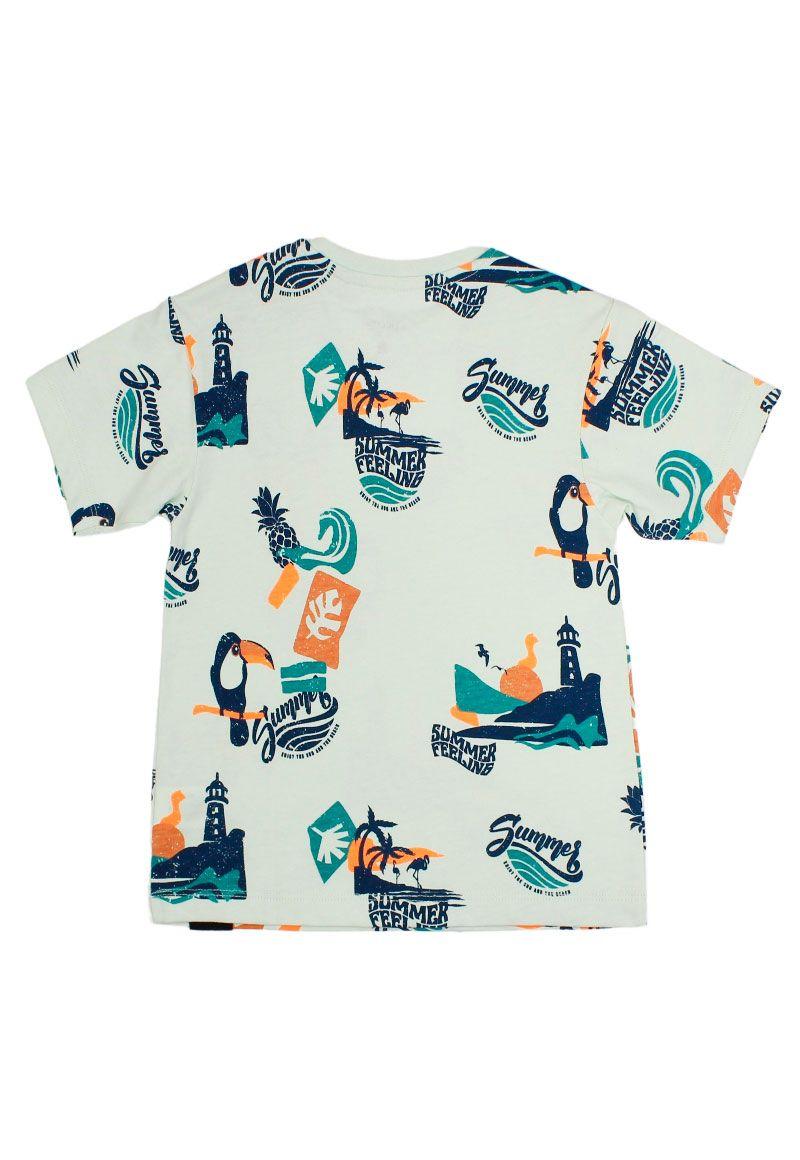 Polera kids niño estampada oasis 235-1