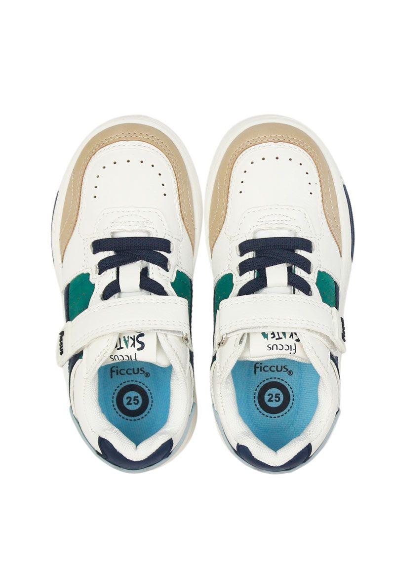 Zapatilla urbana velcro elástico kids niño 891-2