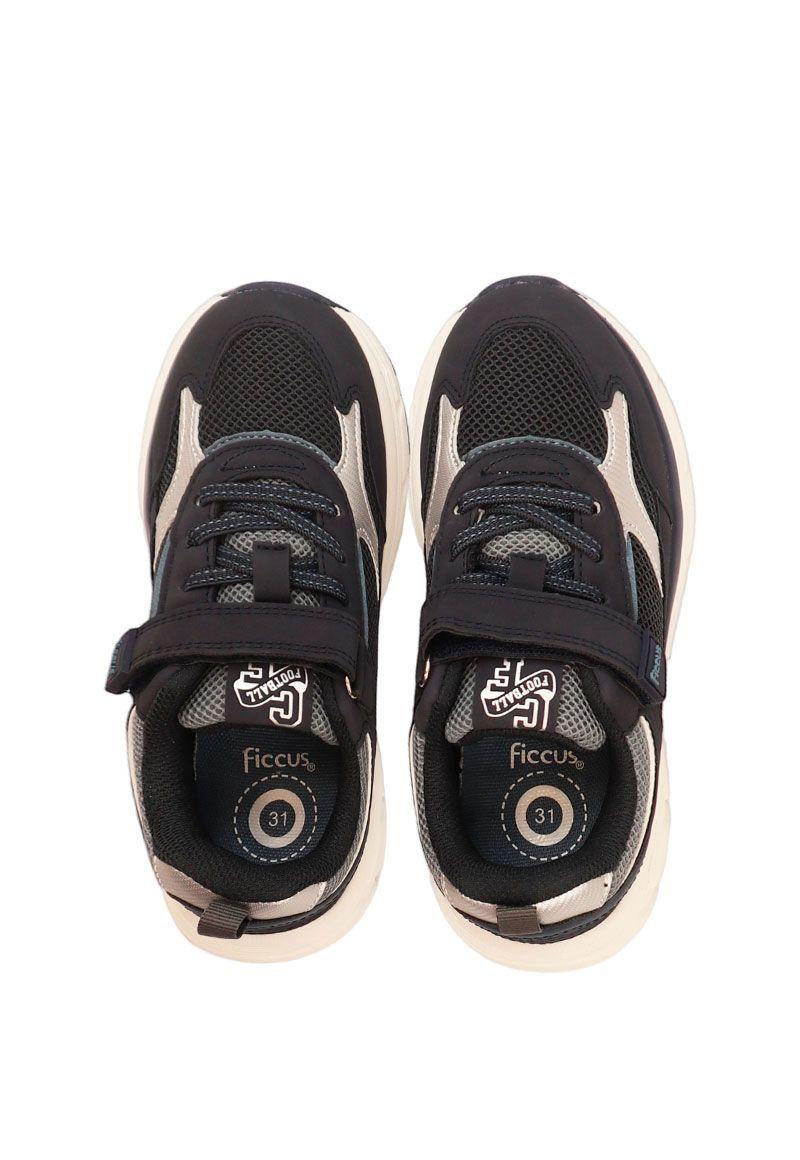 Zapatilla sport velcro elástico junior niño 903-2