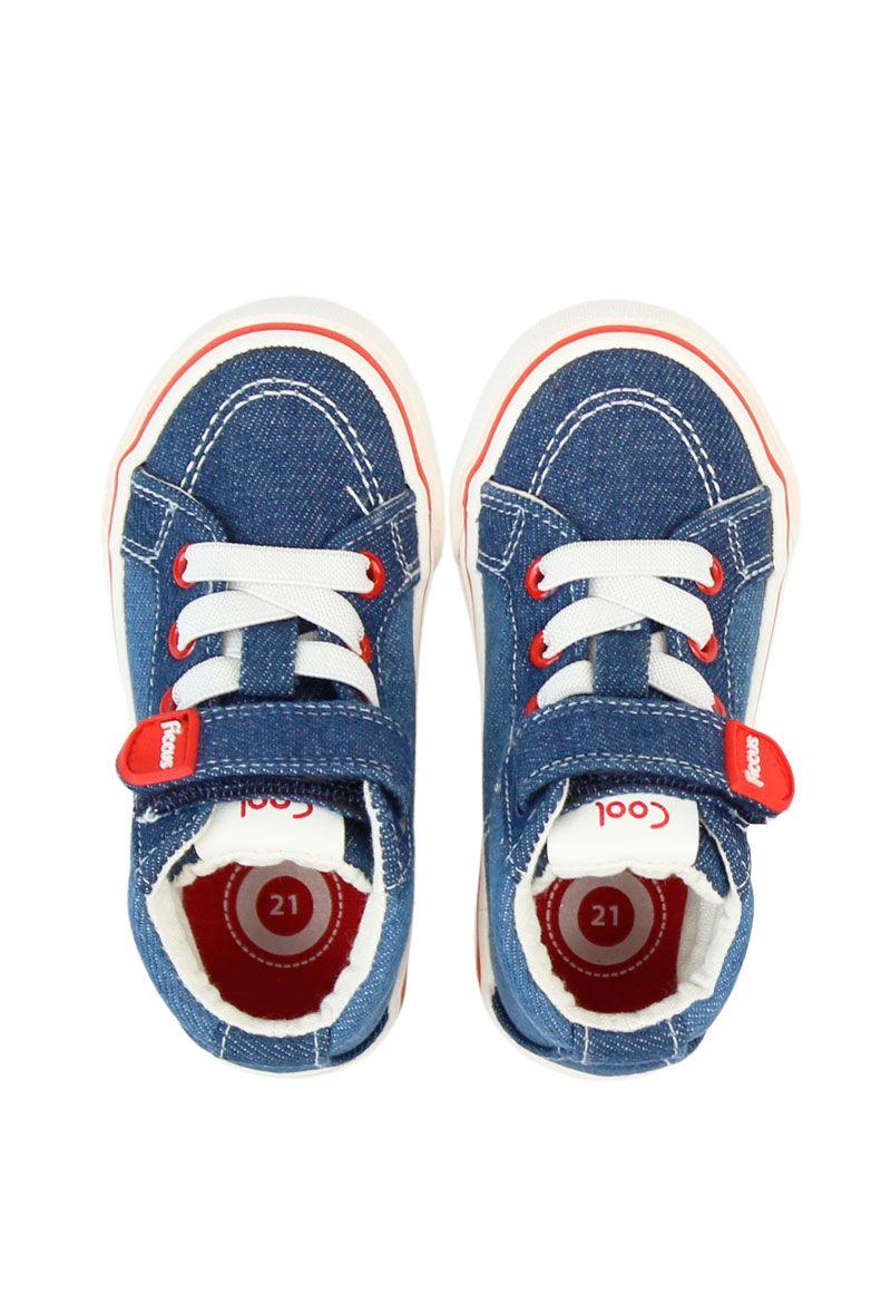 Zapatilla urbana caña velcro elástico principiante niño 845-2
