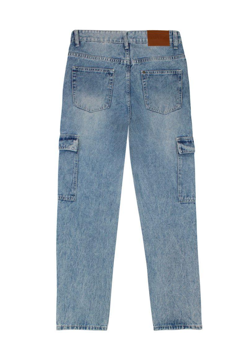 Jeans teens niño cargo move 521b-1