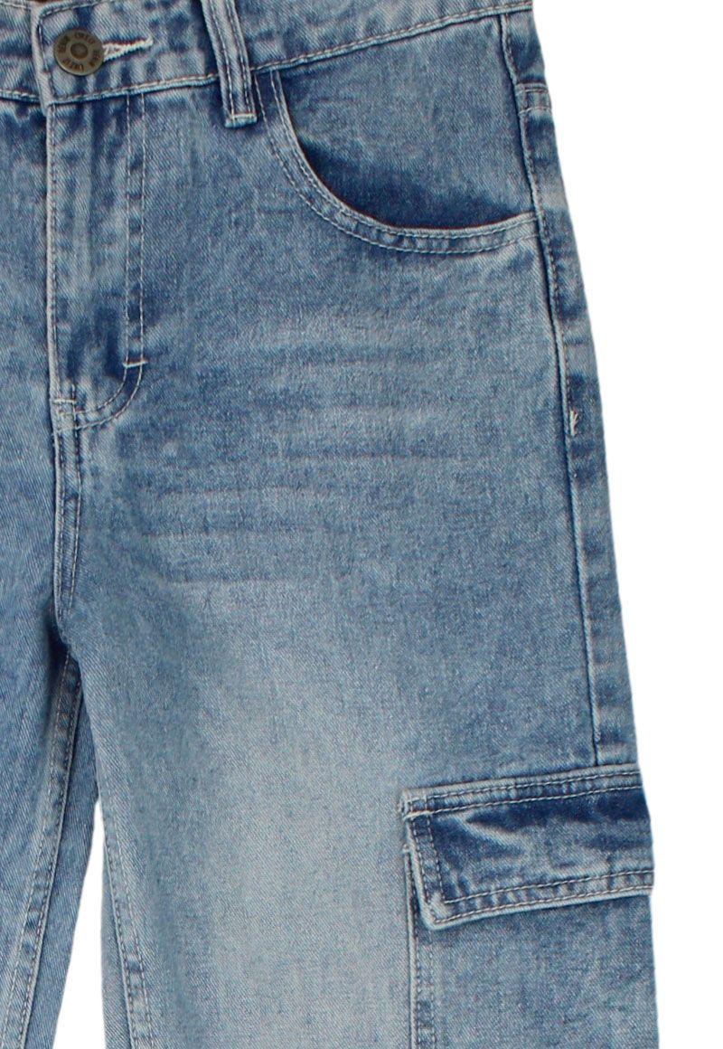 Jeans teens niño cargo move 521b-2