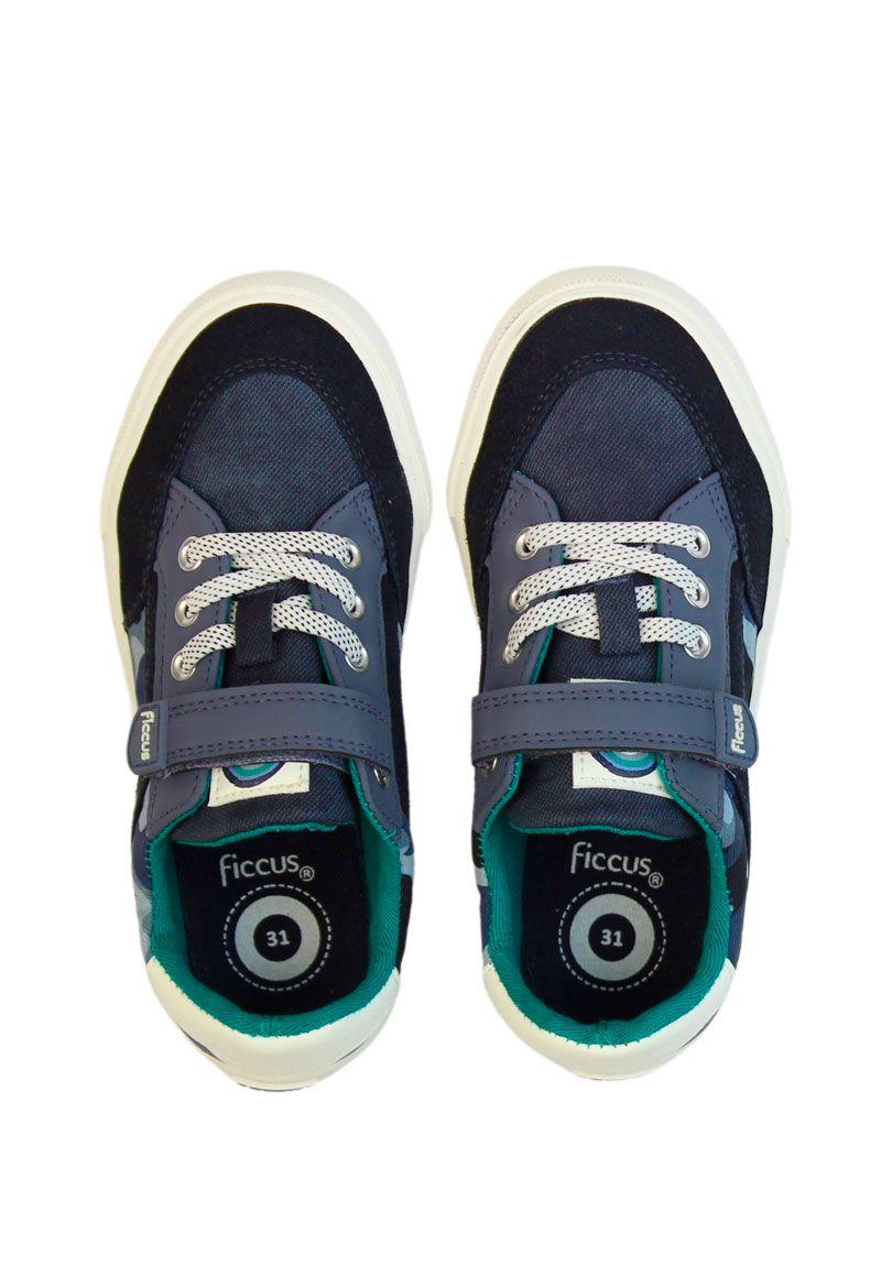 Zapatilla urbana caña velcro elástico junior niño 927-2
