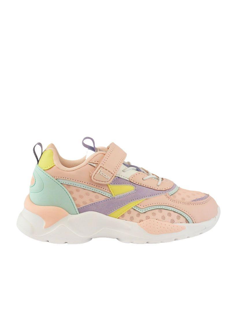 Zapatilla sport velcro elástico junior niña 920-0