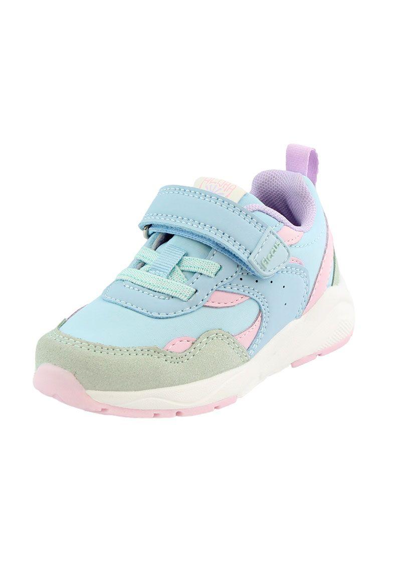 Zapatilla sport velcro elástico principiante niña 822-0