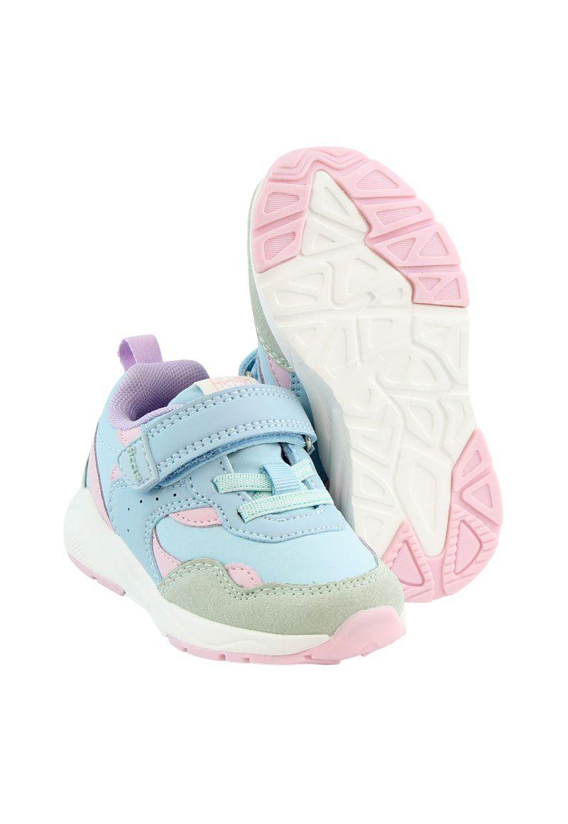 Zapatilla sport velcro elástico principiante niña 822-2