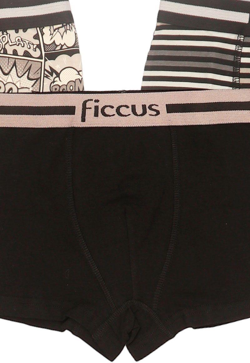Pack triple boxers kids niño ficcus 638m-2