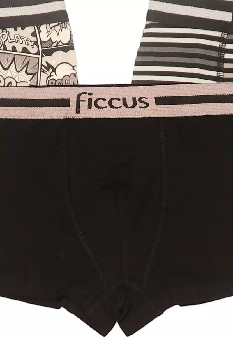 Pack triple boxers kids niño ficcus 638m-2