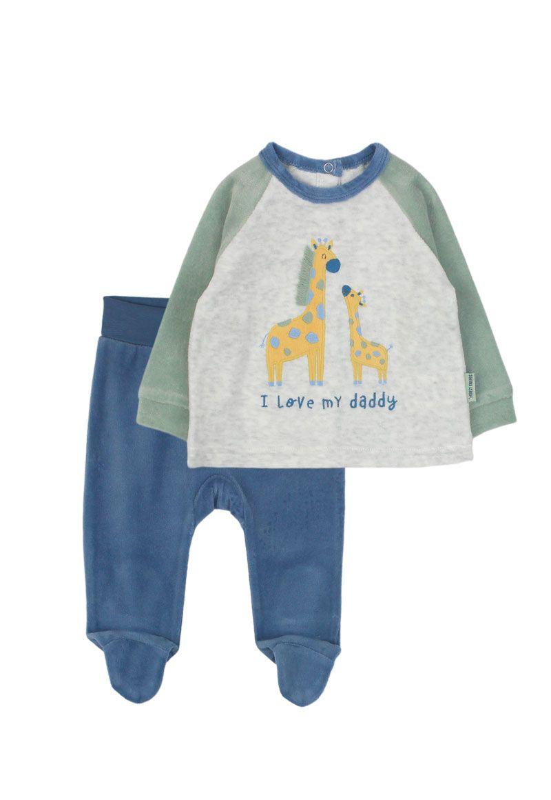 Conjunto newborn niño plush rainforest 105B-0