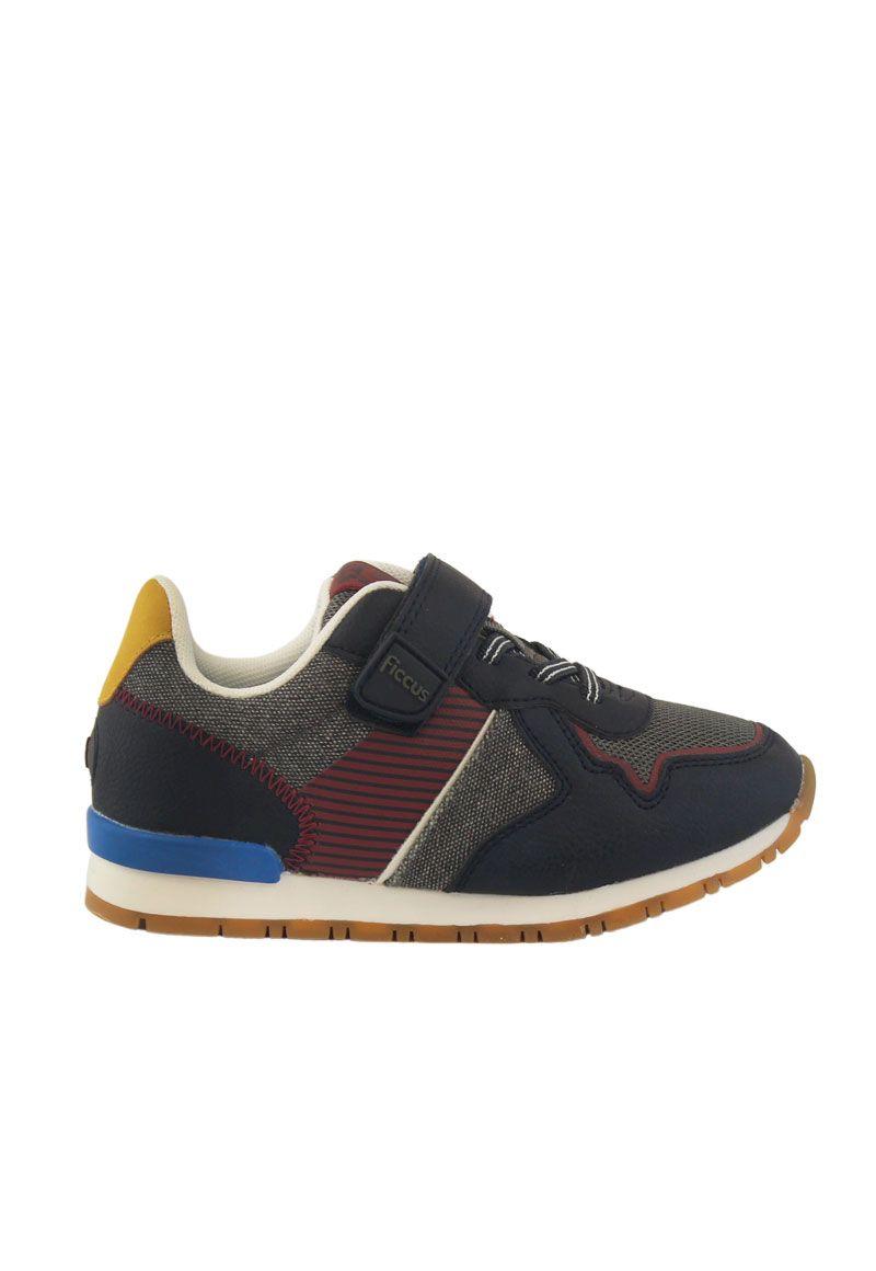 Zapatilla sport velcro elástico junior niño 941-0