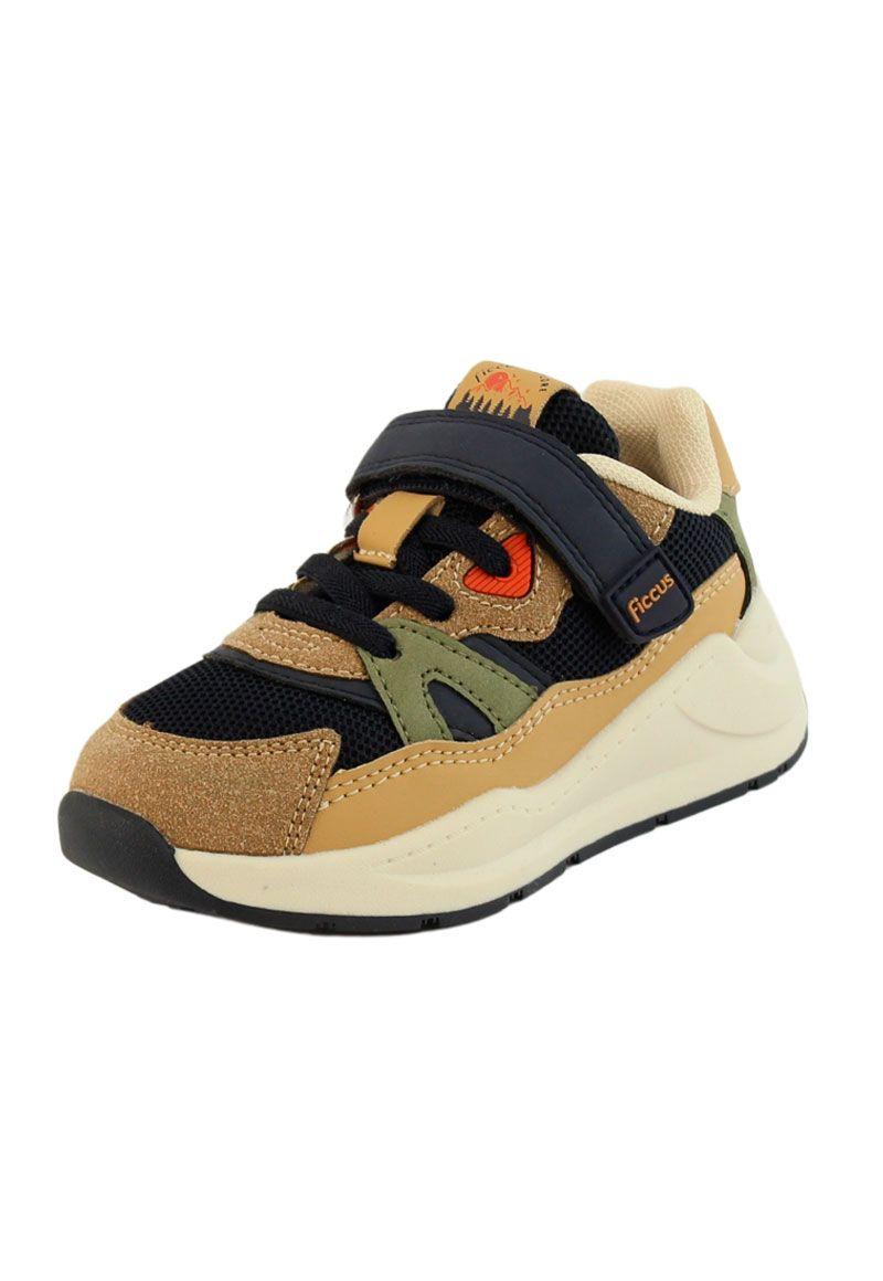 Zapatilla sport velcro elástico andante niño 884-1