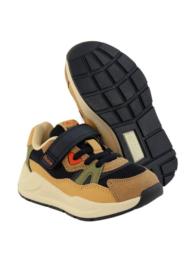 Zapatilla sport velcro elástico andante niño 884-3