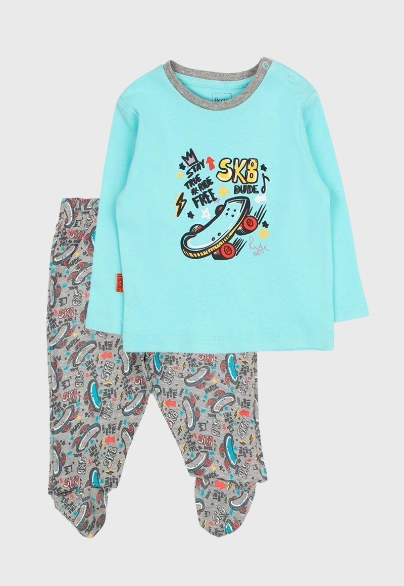 Pijama bebé niño algodón 177-0