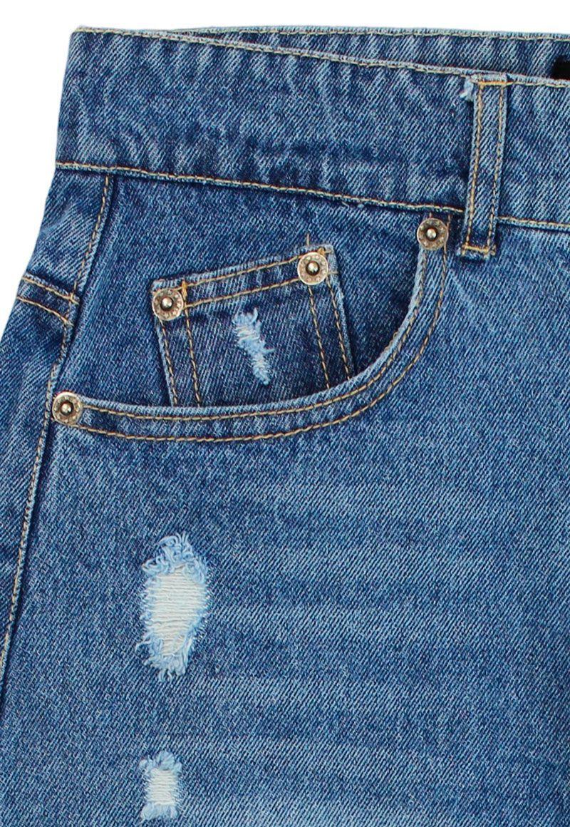 Short teens niña mezclilla holiday 553P-2