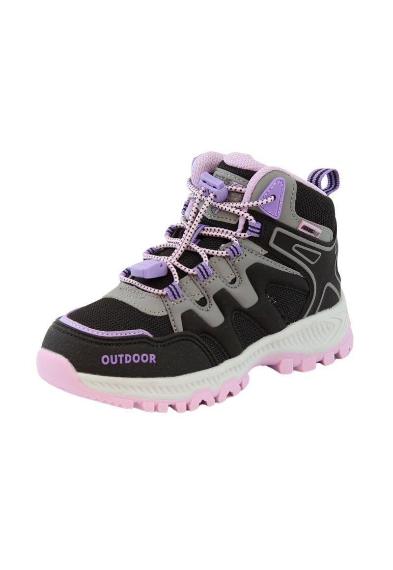 Zapatilla ficcustex caña velcro elástico junior niña 901-1