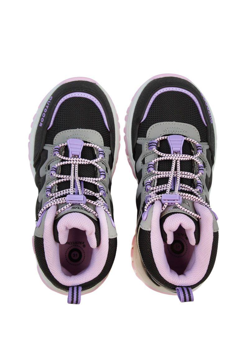 Zapatilla ficcustex caña velcro elástico junior niña 901-2