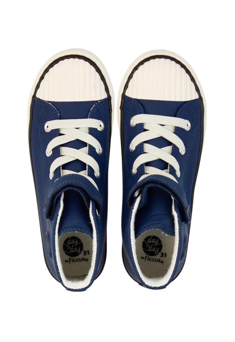 Zapatilla day to day caña velcro elástico niño 943 W24c-1