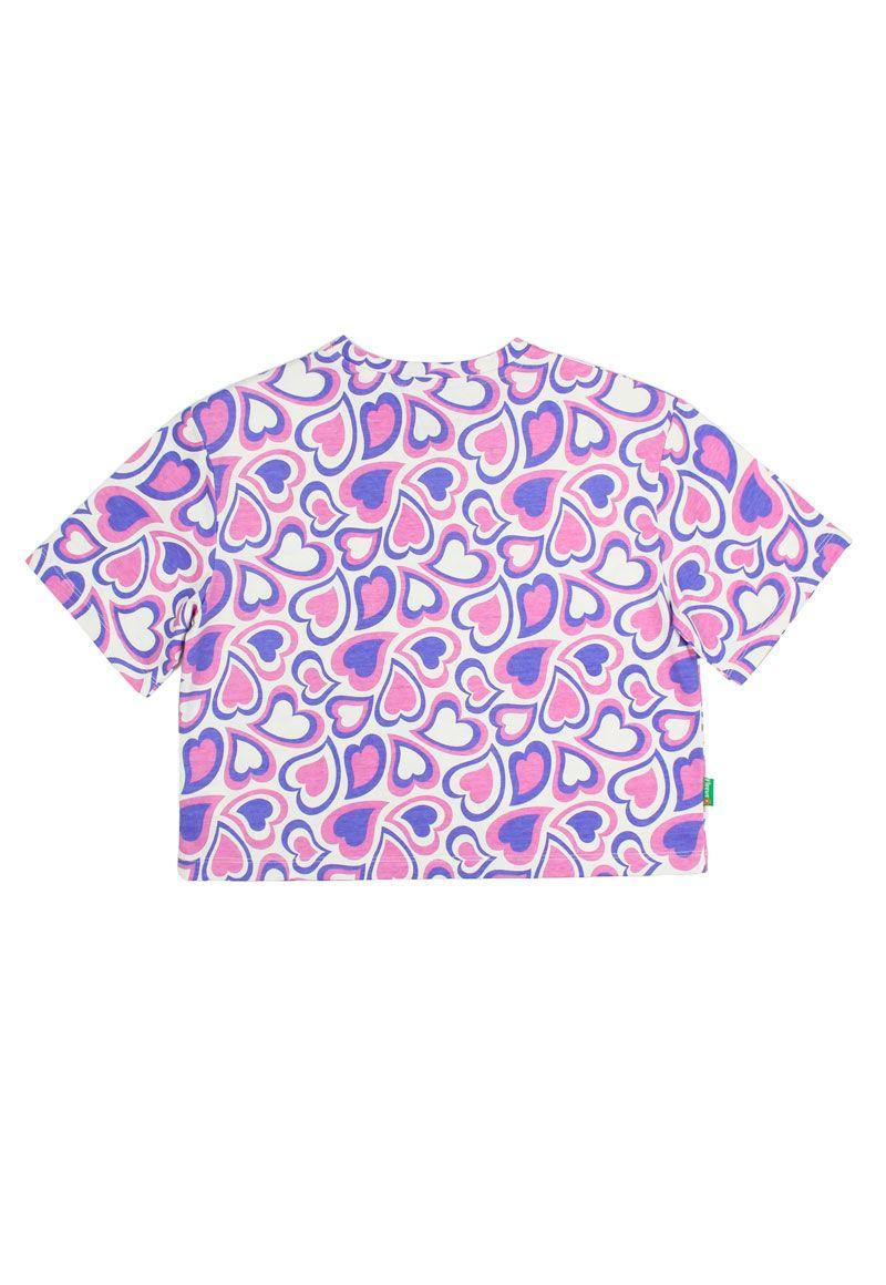 Polera jr niña estampada oasis 390-1