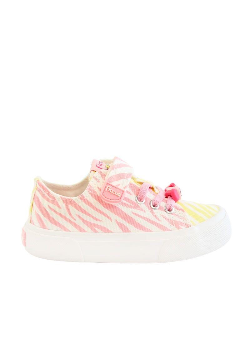 Zapatilla urbana velcro elástico kids niña 861-0