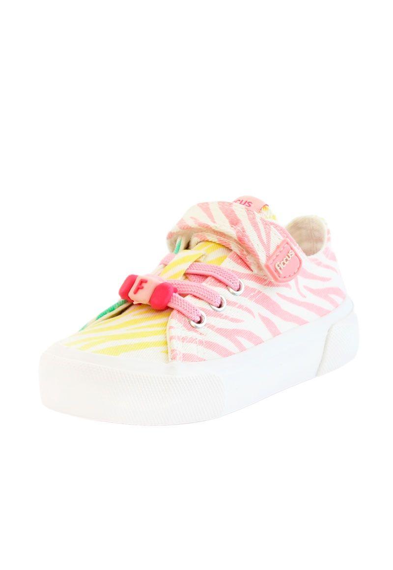 Zapatilla urbana velcro elástico kids niña 861-1