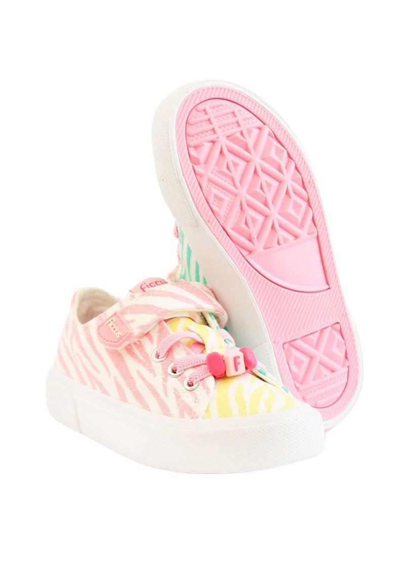 Zapatilla urbana velcro elástico kids niña 861-3