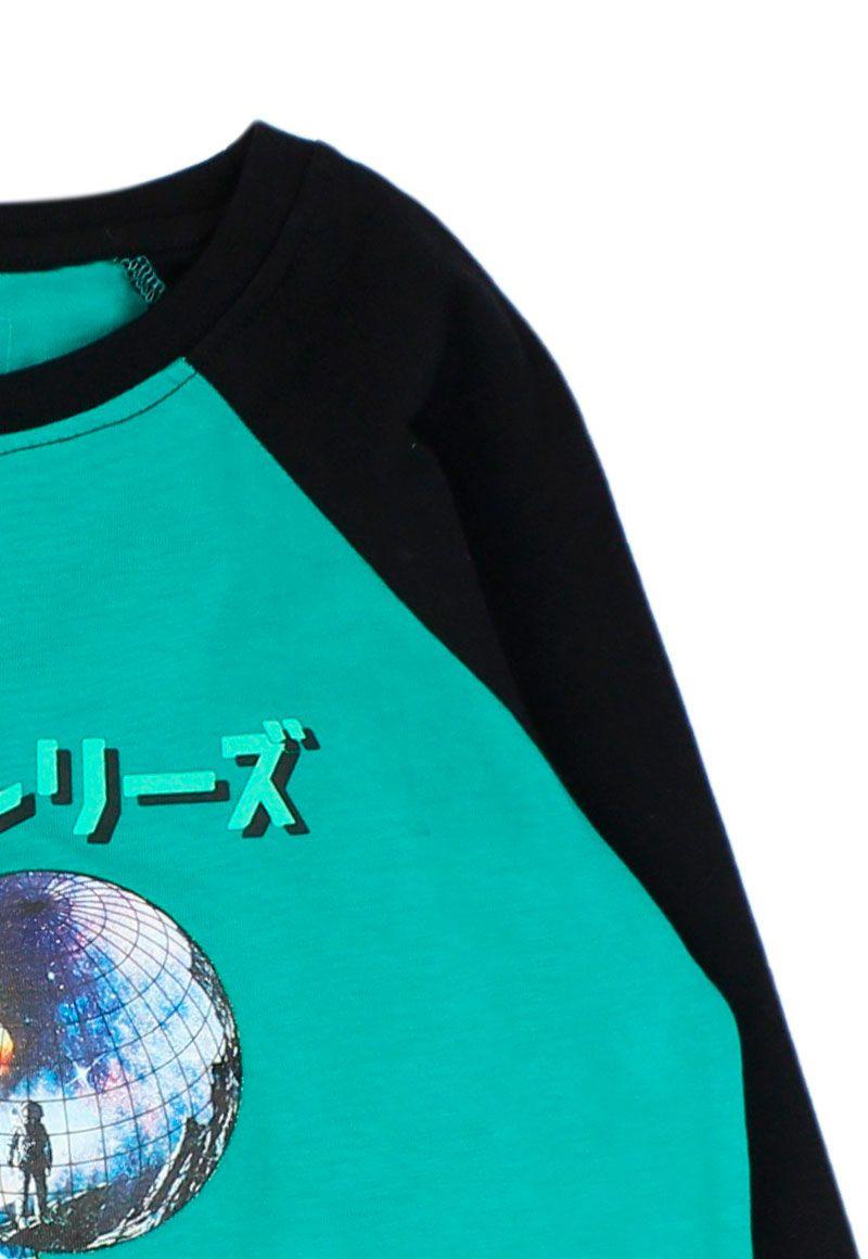 Polera junior niño m/ raglan cosmic 336 W24b-2