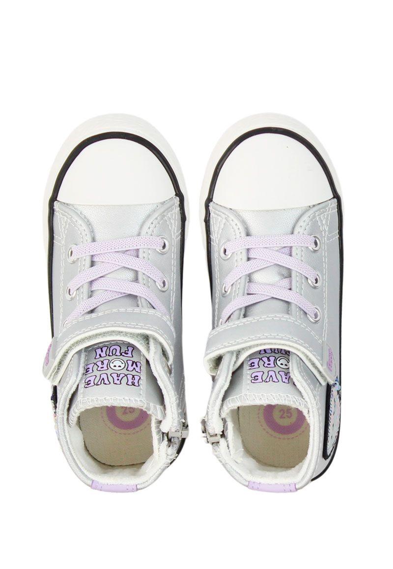 Zapatilla urbana caña velcro elástico andante niña 847-2