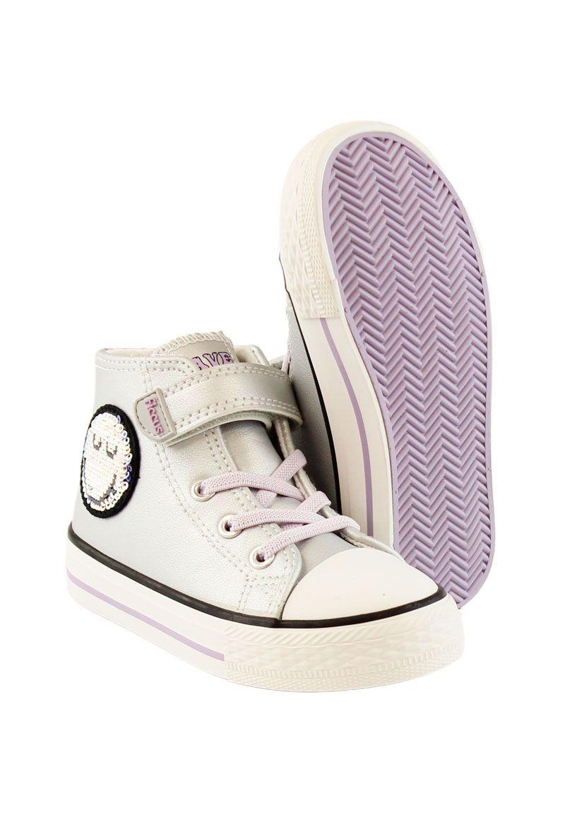 Zapatilla urbana caña velcro elástico andante niña 847-3
