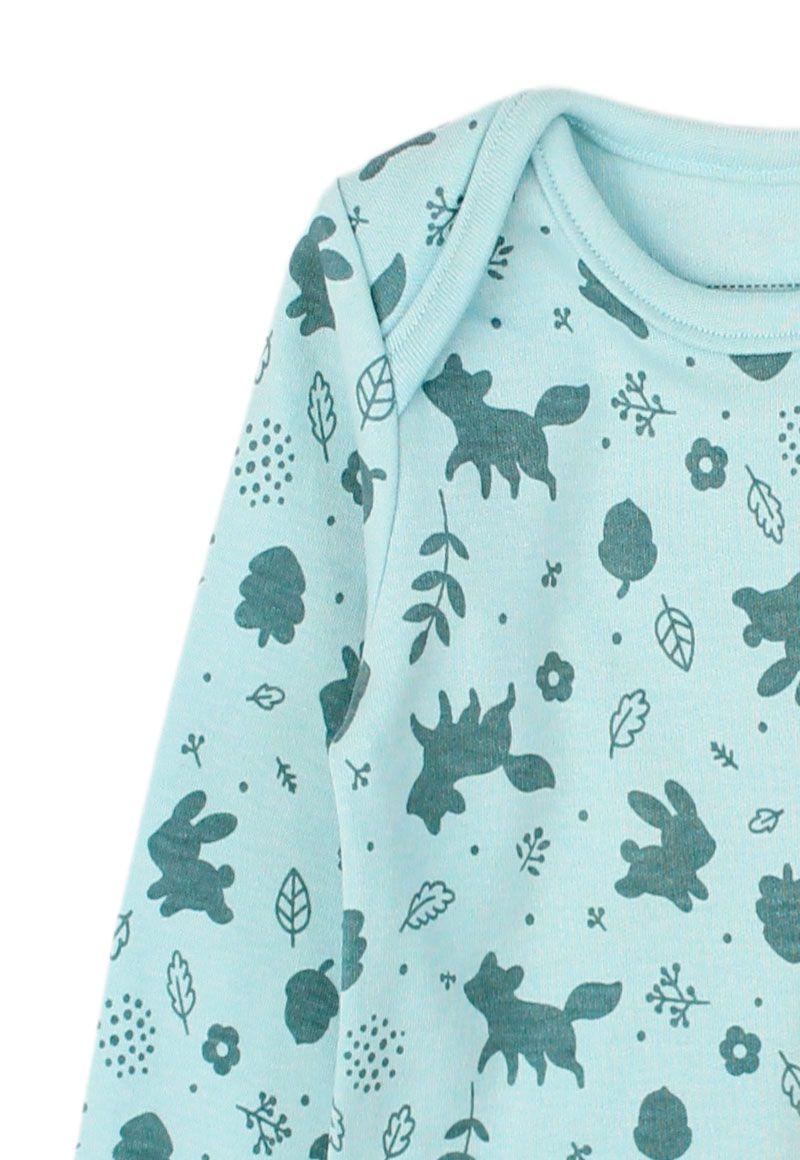 Pack body newborn niño m/larga woodland 100-2