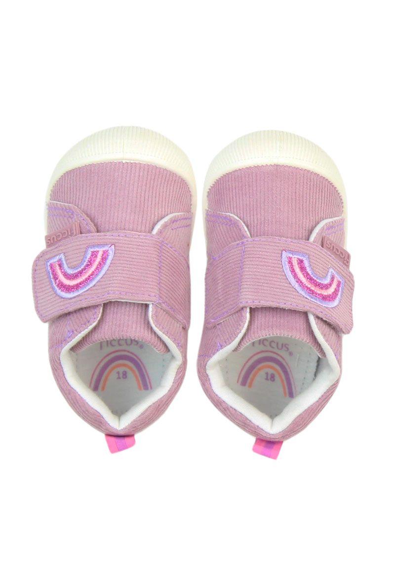 Zapatilla velcro gatear soft niña 823 W24d-2