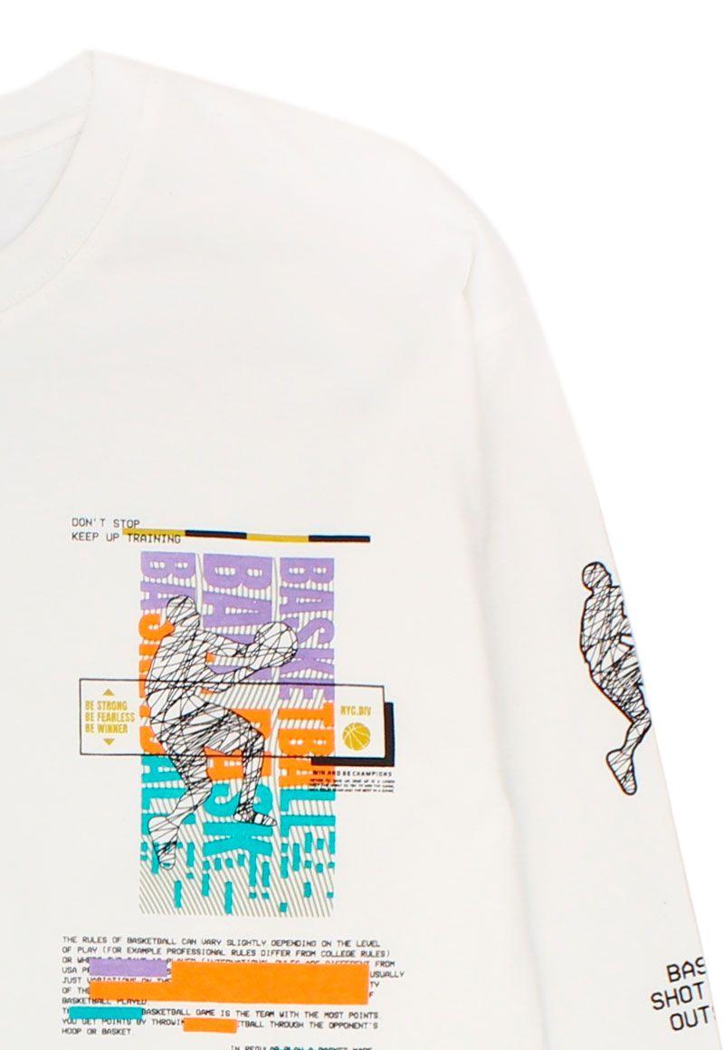Polera teens niño manga  larga move 508-2